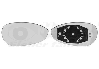 Купити 71740497 Chrysler Скло дзеркала заднього виду, правого